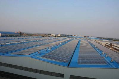 630告捷！中盛邯郸42MW屋顶光伏电站并网发电，光源设备助力绿色能源新篇章